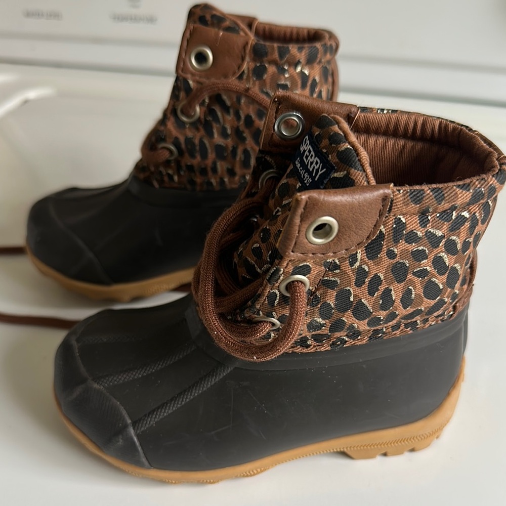 Sperry Kids' Black and Brown Boots